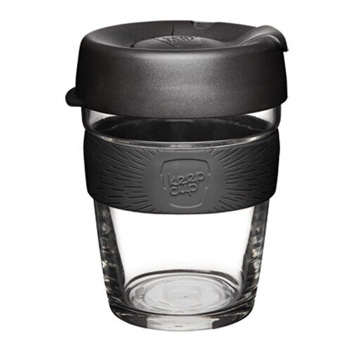 фото Кружка с крышкой brew 340 мл для кофе с собой многоразовая, black keepcup