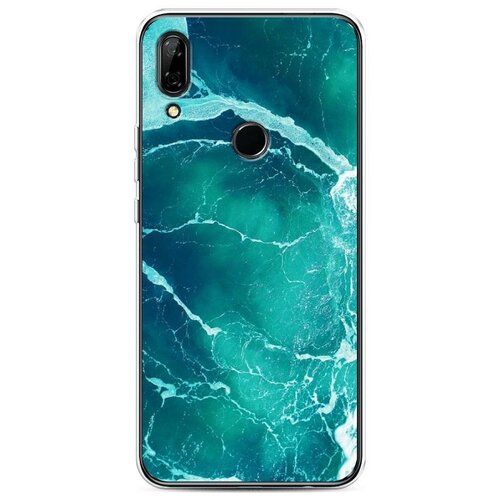 фото Силиконовый чехол "изумрудный океан" на huawei p smart z / хуавей п смарт z case place