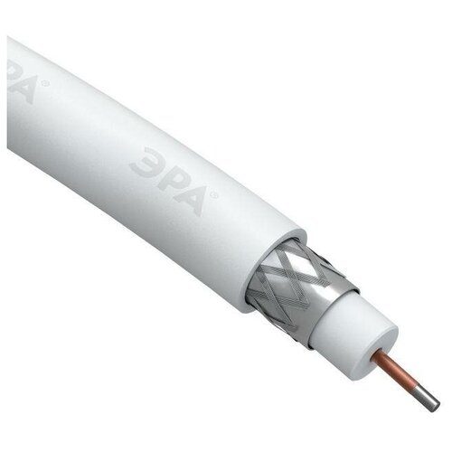 Кабель RG-6U CCS/(оплетка Al 64%PVC 75Ом 100м SIMPLE Эра Б0044597 (упак.100 м.)