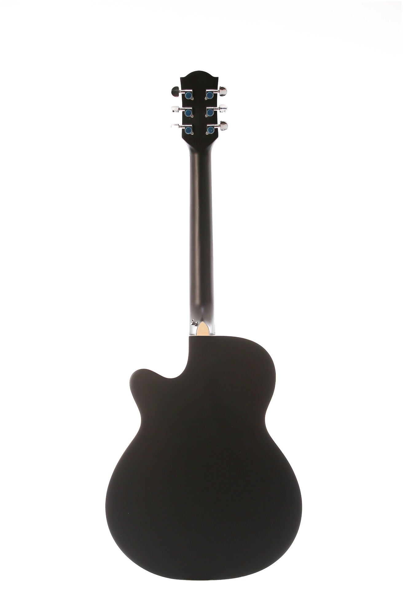 Акустическая гитара матовая, черная. Размер 40 дюймов Elitaro E4020 BK - фотография № 2