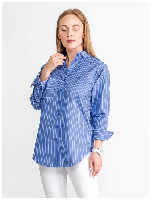Рубашка  Katharina Kross, размер 50, голубой