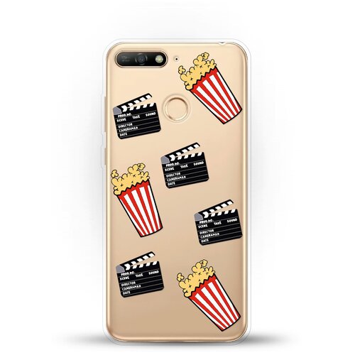 фото Силиконовый чехол movie на honor 7c andy & paul