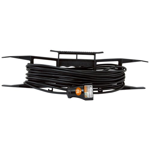 Удлинитель-шнур на рамке силовой народный У-12004 ПВС 2200 Вт с/з, 50м, штепс. гнездо