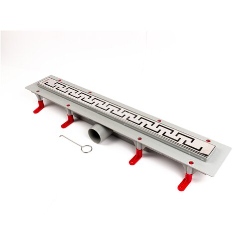 Трап для душа под плитку / Трап с защитой от запаха / Душевой лоток 600мм MIANO-ROME боковой слив D50