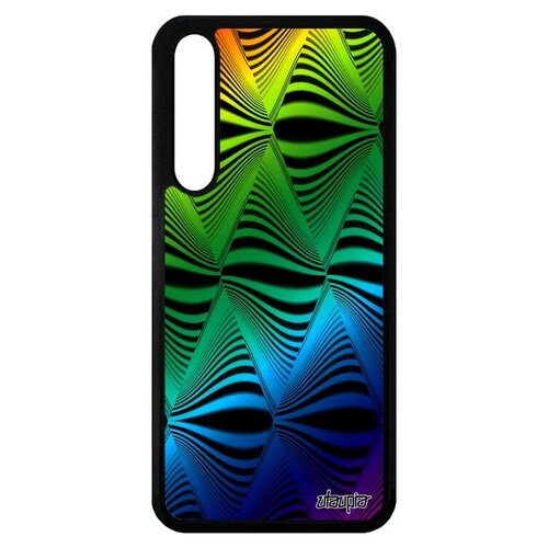 фото Красивый чехол на телефон // huawei p20 pro // "иллюзия волны" ромб дизайн, utaupia, цветной
