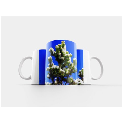 фото Кружка "снег, филиал, зима" 320 мл lotsprints