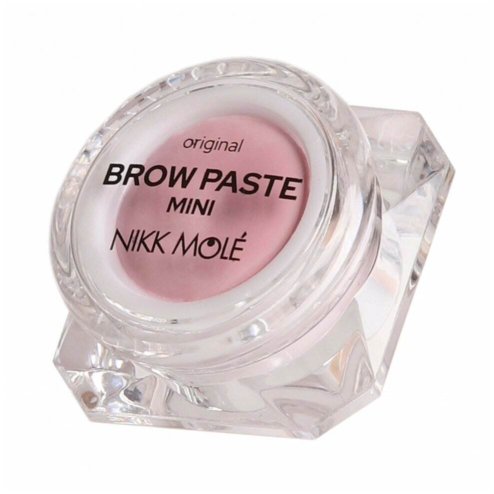 Паста для бровей Nikk Mole Brow Paste - Розовая - Mini, 10гр