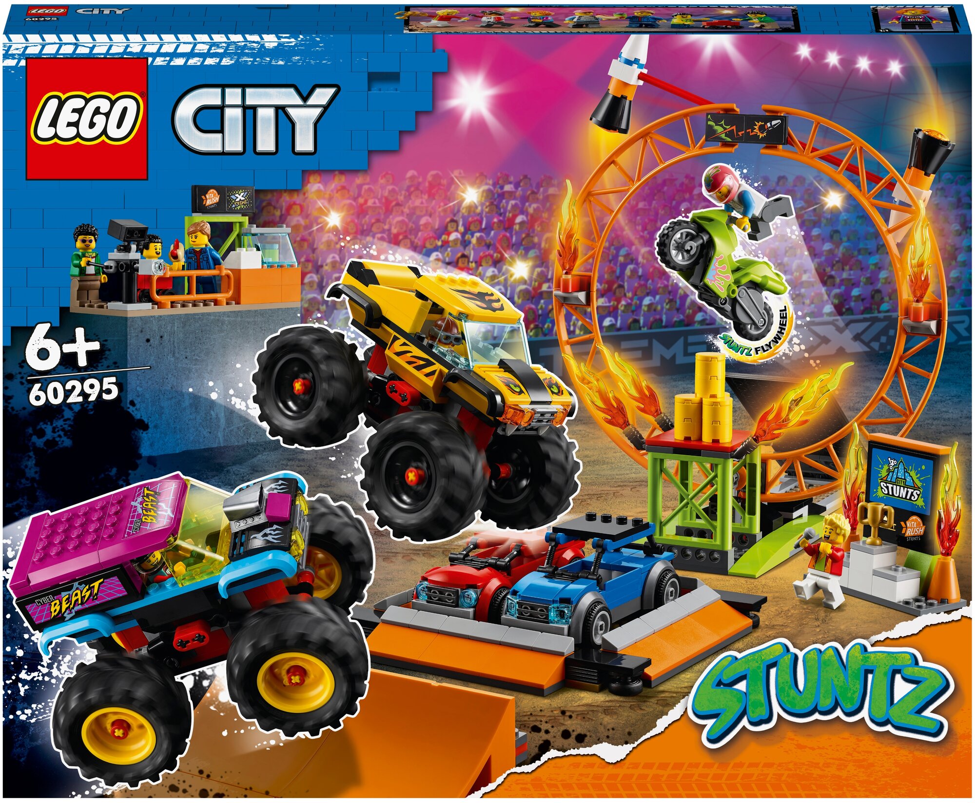 Конструктор LEGO City Stuntz 60295 Арена для шоу каскадёров