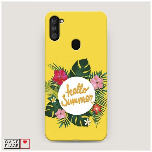 фото Чехол пластиковый samsung galaxy a11 hello summer case place