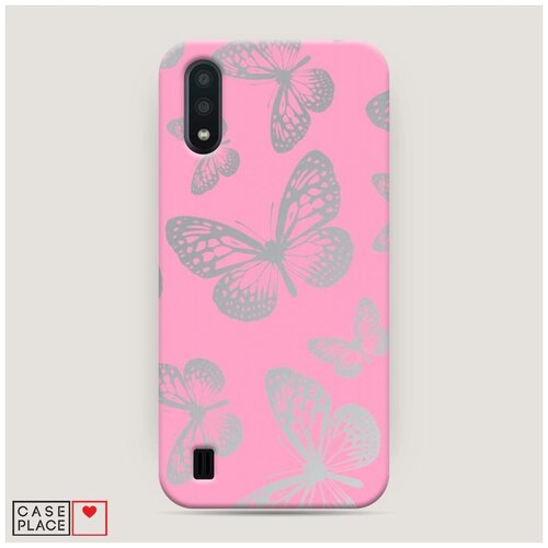 фото Чехол пластиковый samsung galaxy a01 летние узоры 7 case place