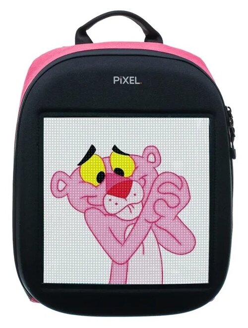 Pixel Bag Рюкзак с LED-дисплеем PIXEL ONE - PINKMAN (розовый), мод. PXONEPM02