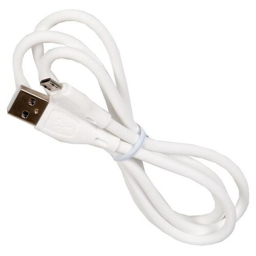 Cable / Кабель USB HOCO X61 Ultimate silicone для Micro USB, 2.4 A, длина 1.0 м, белый cable кабель usb hoco x61 ultimate silicone для micro usb 2 4 a длина 1 0 м белый