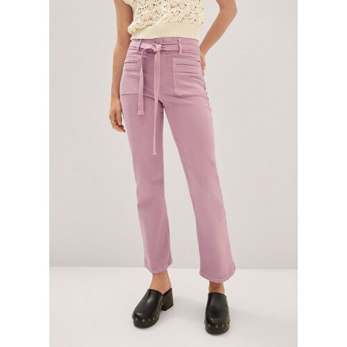 Джинсы MANGO SASHA, размер 34, фиолетовый джинсы mango sasha размер 34 розовый