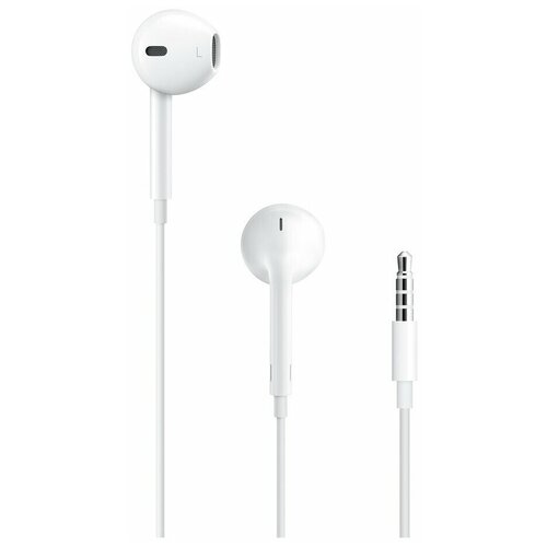 фото Наушники для iphone earpods (3.5 мм), белый apple