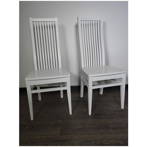 фото Evita стул венеция м7 деревянный белый жесткая сидушка и спинка 2шт./стул для кухни/стул для столово/стул для гостинной