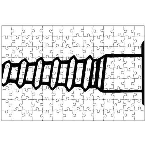 фото Магнитный пазл 27x18см."винт, woodscrew, древесина" на холодильник lotsprints