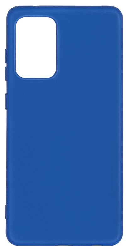 Чехол-накладка с микрофиброй для Samsung Galaxy A72 SM-A725F (blue) DF - фото №10