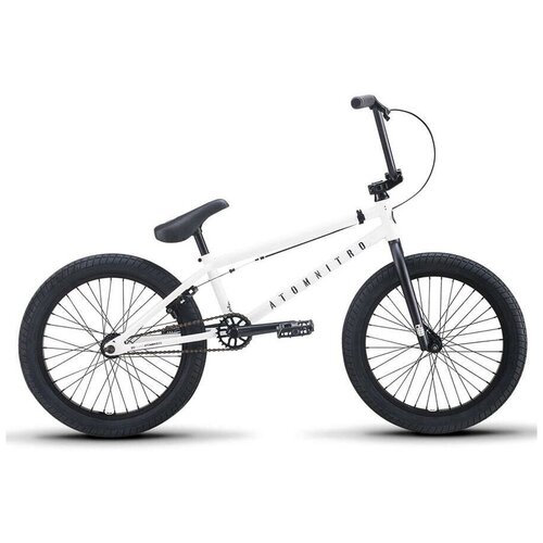 экстремальный велосипед atom nitro год 2022 цвет серебристый ростовка 21 Экстремальный велосипед BMX Atom Nitro (S) (2021)