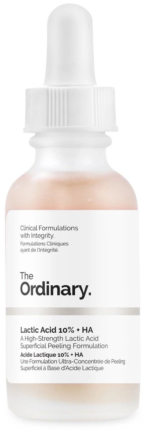 The Ordinary пилинг Lactic Acid 10% + HA, 30 мл