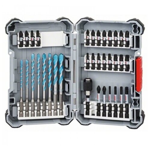 фото Набор ударных бит и сверл bosch multiconstruction 35шт (кейс l)