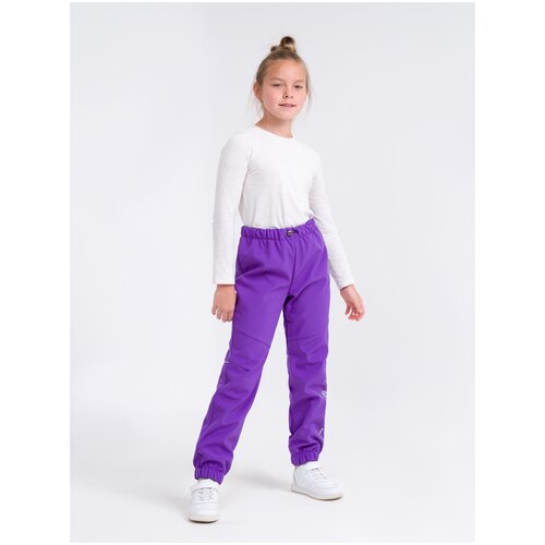 Брюки Sherysheff размер 116, фиолетовый брюки sherysheff размер 116 серый