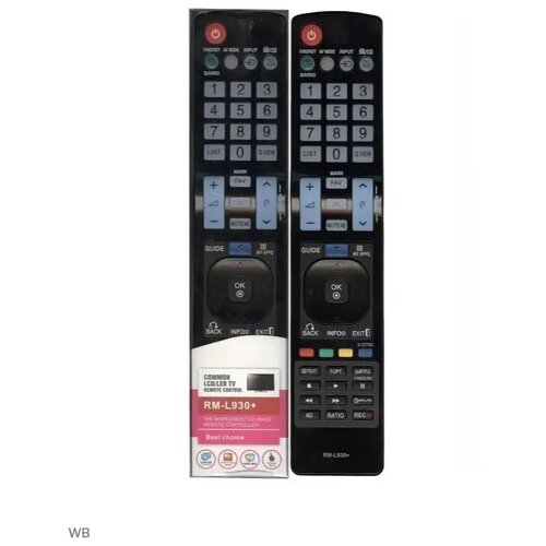 Пульт универсальный для телевизора LG на все модели , RM-L930+ / Пульт ДУ