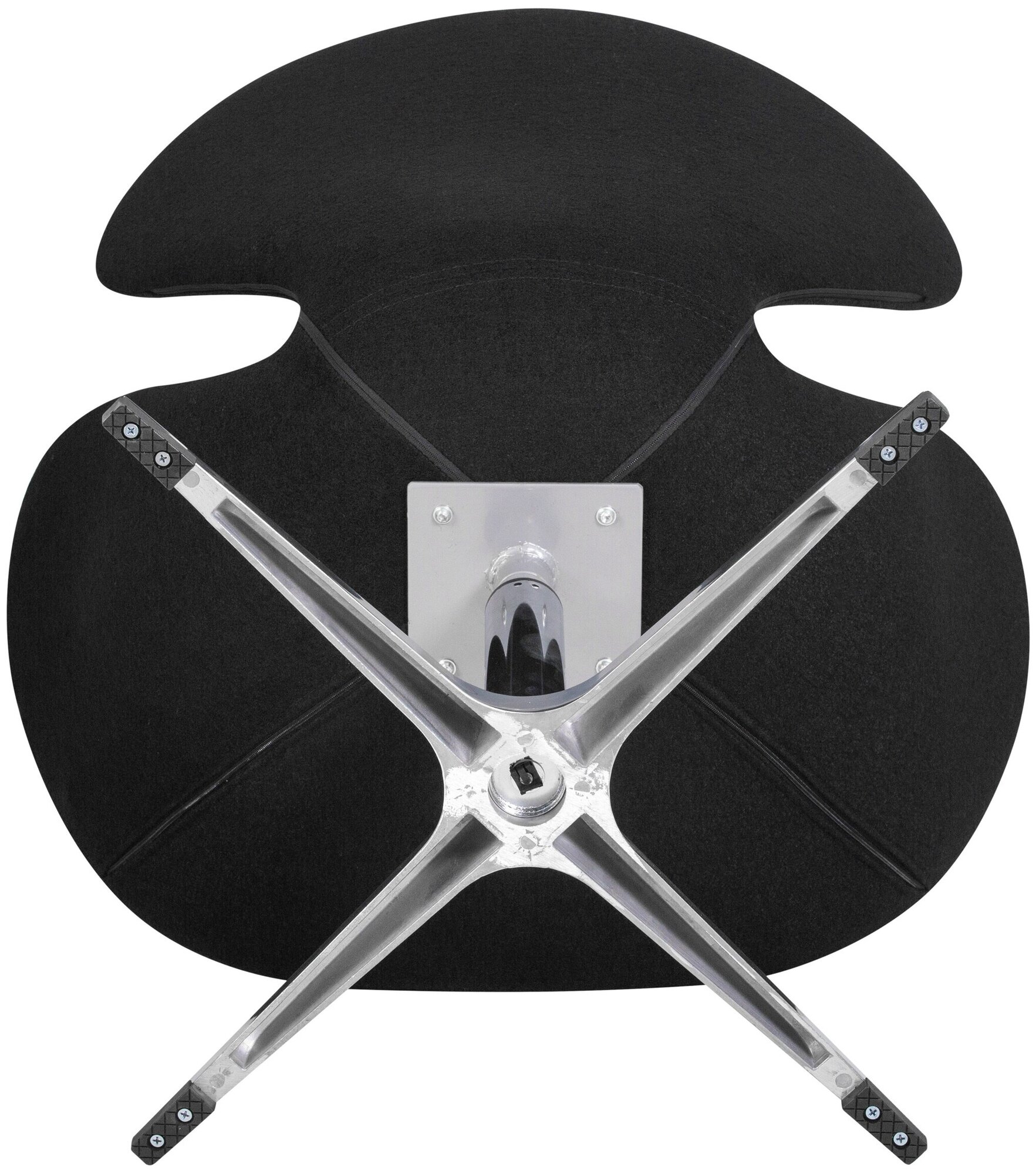 Кресло дизайнерское SWAN (черная ткань AF9)