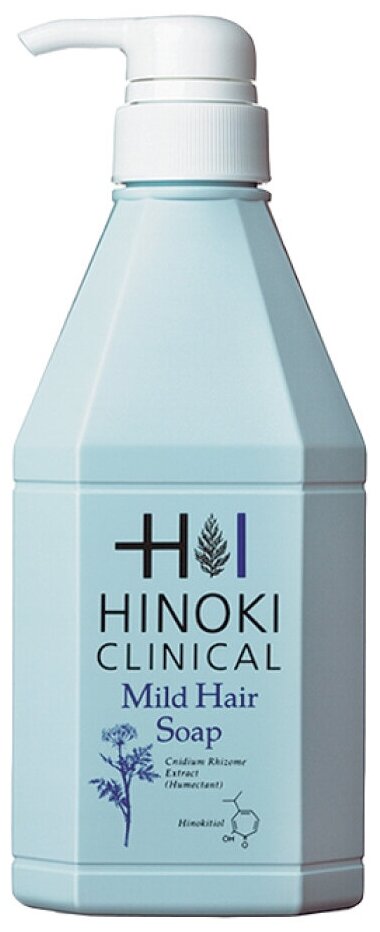 HINOKI CLINICAL Шампунь Mild Hair Soap, 480 мл