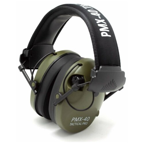 фото Наушники активные стрелковые pmx tactical pro pmx-40g 27-85 дб хаки/черный pmx (professional military extreme)