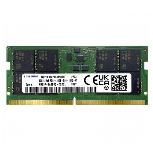 Оперативная Память Samsung Оперативная память Samsung DDR5 SODIMM 4800MHZ 1x32 ГБ (M425R4GA3BBO-CQKOD)