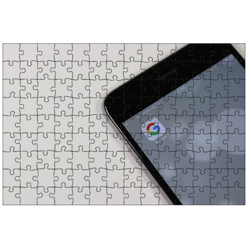 фото Магнитный пазл 27x18см."смартфон, app, google" на холодильник lotsprints