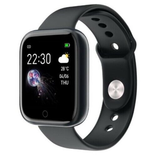 Умные часы Smart Watch i5s силиконовый ремешок, черный