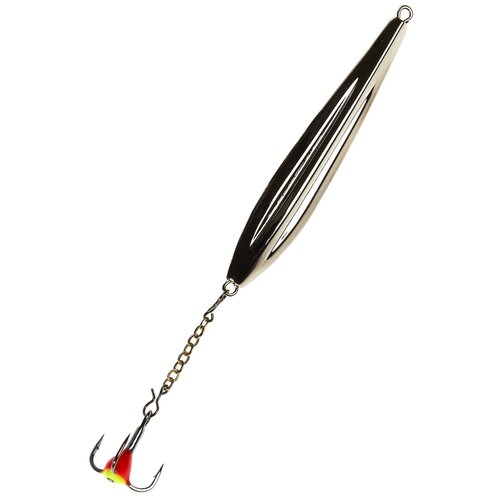 блесна зимняя lucky john ice fishing lure 6760 s серебристый Блесна Lucky John LJFB60 Fin Blade вертикальная, 60 мм, 6.5 г