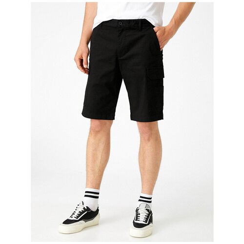 фото Шорты koton men, 1yam41241bw, цвет: black, размер: 40