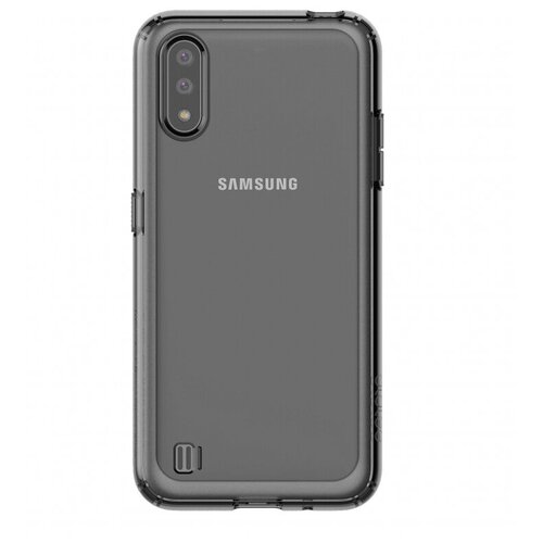 чехол samsung araree a cover a52 черный gp fpa52 Чехол -крышка A cover для Samsung Galaxy A01, araree, чер, GP-FPA015KDABR