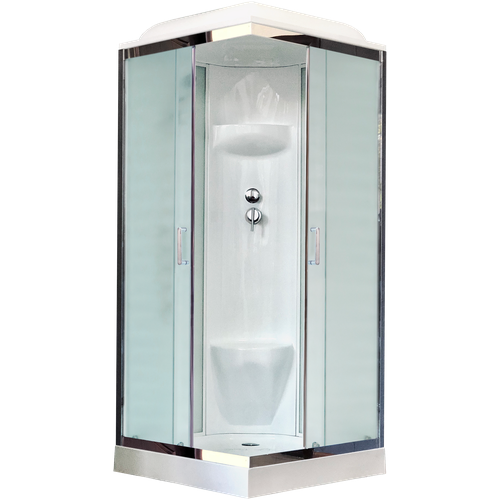 Душевая кабина Royal Bath HP RB 80HP6-WC-CH (белое/матовое) royal bath душевая кабина royal bath rb 80hp6 wt ch