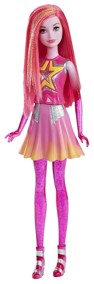 Куклы-сестры Barbie Космические приключения с розовыми волосами DLT28