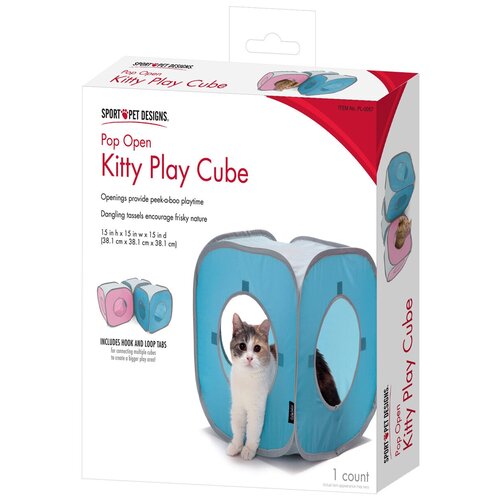 Kitty City - Домик для кошек "Кубик Рубик", 38x38x38 см, Kitty Play Cube