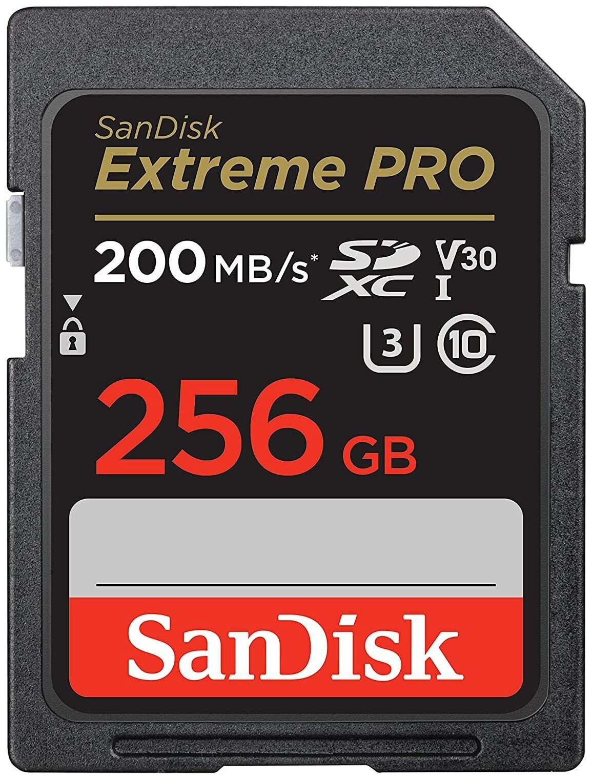 Карта памяти SanDisk SDXC 256GB Extreme Pro UHS-I V30 U3 200/140 MB/s