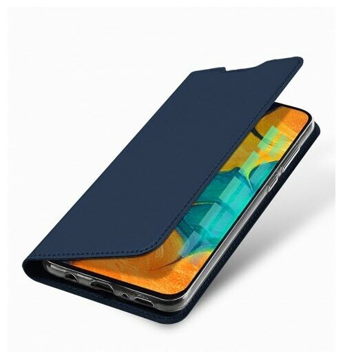 Чехол-книжка для Samsung Galaxy A71, DU DU, боковой, синий