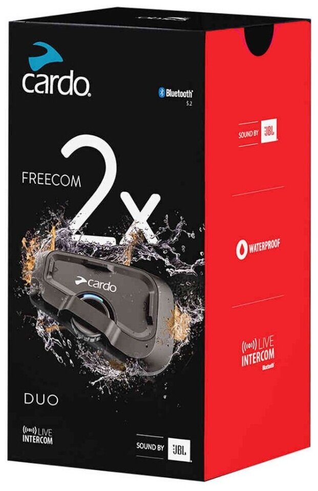 Мотогарнитура Cardo FREECOM 2x DUO (2 комплекта)