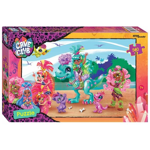 cave club набор 3в1 чтение азбука словарик 35 гиг арт 06479 Пазл Cave Club, 560 деталей, Mattel