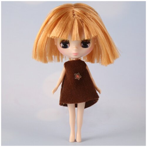 фото Blythe blythe кукла мини блайз - коричневое платье, mini blythe