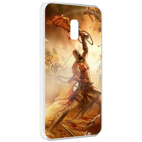 Чехол MyPads God Of War III для Meizu 15 задняя-панель-накладка-бампер чехол mypads god of war iii для tecno pova 3 задняя панель накладка бампер