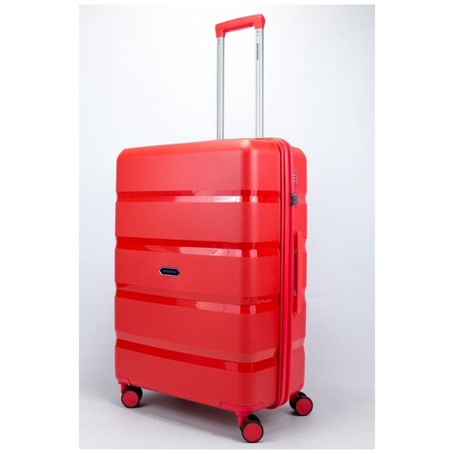 фото Mironpan чемодан средний pp (4 гориз. полосы) красный (m-) средний красный sweetbags