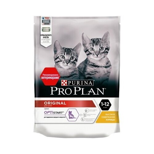 Purina Pro Plan Сухой корм для котят с курицей и рисом (Junior Chicken Rice) - 121714251233590212372569 | Original Optistart 0,4 кг 21305 (2 шт)