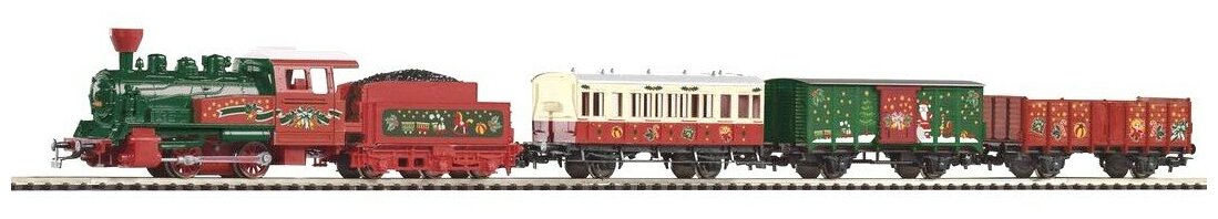 Стартовый набор Piko «Рождественский поезд», рельсы на подложке