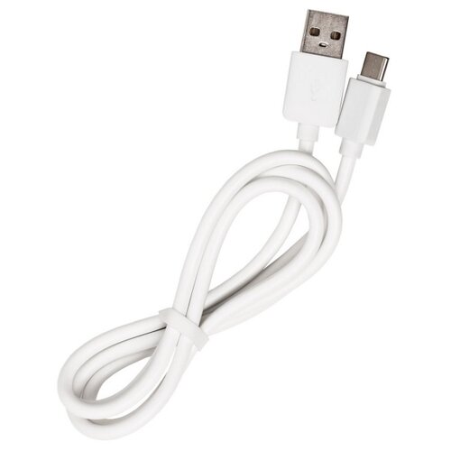 Кабель SmartBuy USB - USB Type-C, iK-3112, 1 м, 1 шт., белый кабель gembird usb type c usb type c плетеный 1 5 метра серебристо белый cc usb2b cmcm100 1 5m