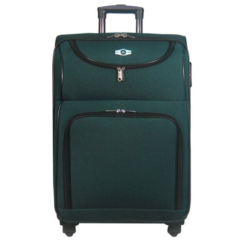 Чемодан Borgo Antico, 60 л, размер M, зеленый чемодан borgo antico 60 л размер m зеленый