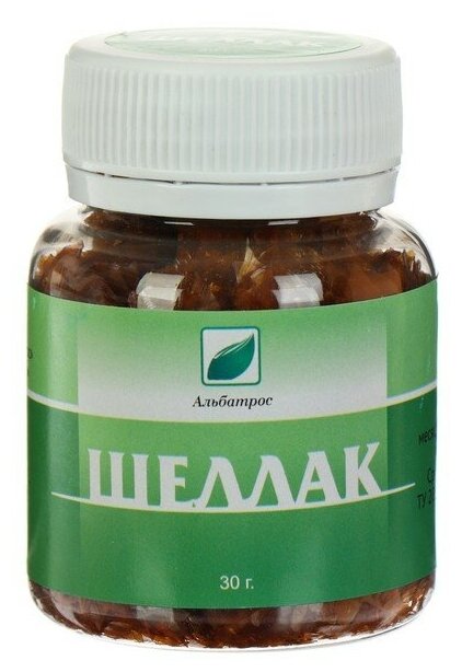 Шеллак (сухой концентрат) Альбатрос 30г